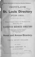 Gould's St. Louis Directory for 1903