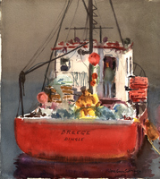Men in Red Boat 