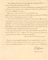 Thomas Jefferson Handwritten Document