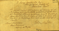 George Washington to Jabez Huntington. [Forgery]