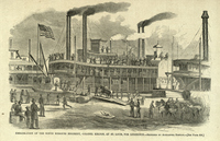 Embarkation of the Ninth Missouri Regiment