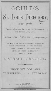 Gould's St. Louis Directory, for 1878