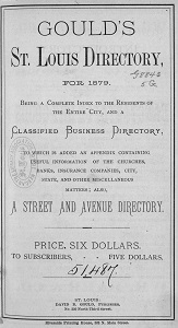 Gould's St. Louis Directory, for 1879