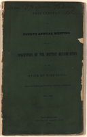 Proceedings of the Fourth Annual Meeting of the Convention of the Baptist Denomination of the State of Mississippi
