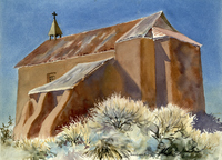 Untitled Western Landscape with Church