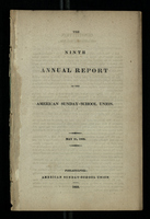 The Ninth Annual Report of the American Sunday School Union