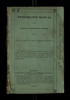 Temperance Manual of the American Temperance Society for the Young Men of the United States