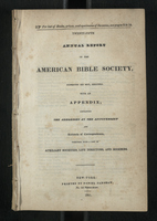 Twenty-Fifth Annual Report of the American Bible Society