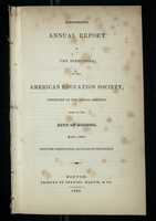 Nineteenth Annual Report of the Directors of the American Education Society