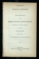 Twenty-Sixth Annual Report of the Directors of the American Education Society