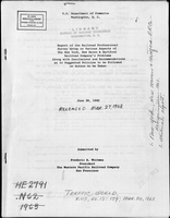 Report of the railroad professional survey group on various aspects of the New York, New Haven, & Hartford Railroad Company's...