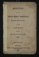 Minutes of the Scioto Baptist Association, 1815