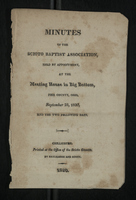 Minutes of the Scioto Baptist Association, 1820