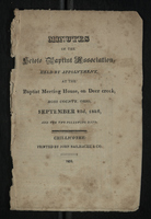 Minutes of the Scioto Baptist Association, 1826