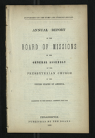 Annual Report of the Board of Missions of General Assembly of the Presbyterian Church, 1852