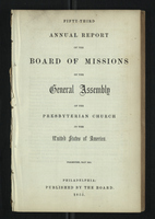 Fifty-Third Annual Report of the General Assembly of the Presbyterian Church