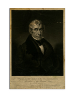 William Henry Harrison Mezzotint Print