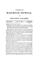 American Railroad Journal July 15, 1841