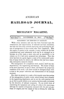 American Railroad Journal November 15, 1841