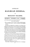 American Railroad Journal December 1, 1841