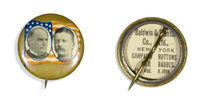 McKinley and Roosevelt, Jugate Button