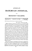 American Railroad Journal March 15, 1842