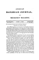 American Railroad Journal June 1, 1842