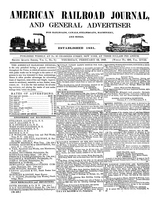 American Railroad Journal February 13, 1845
