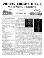 American Railroad Journal March 20, 1845