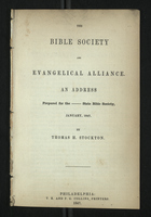 The Bible Society and Evangelical Alliance