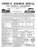 American Railroad Journal August 21, 1845
