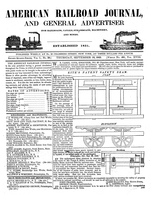 American Railroad Journal September 18, 1845