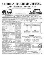 American Railroad Journal September 25, 1845