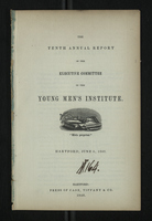 Tenth Annual Report of the Executive Committee of the Young Men's Institute