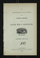 Thirteenth Annual Report of the Executive Committee of the Young Men's Institute