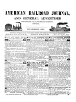 American Railroad Journal March 28, 1846