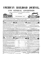 American Railroad Journal July 11, 1846