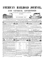 American Railroad Journal July 25, 1846