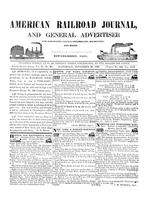 American Railroad Journal November 28, 1846