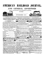 American Railroad Journal January 23, 1847