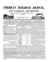 American Railroad Journal July 10, 1847