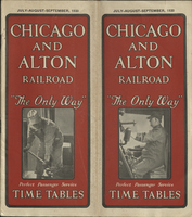 Chicago and Alton Railway July-August-September 1930 Public Timetable