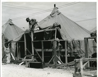 Jefferson Barracks - Constructing Frames for Tents