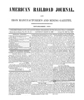 American Railroad Journal March 11, 1848