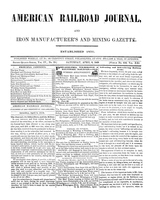 American Railroad Journal April 8, 1848