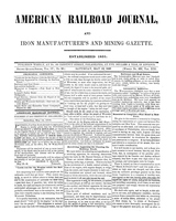 American Railroad Journal May 13, 1848