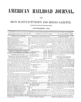 American Railroad Journal May 27, 1848