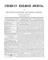 American Railroad Journal July 15, 1848