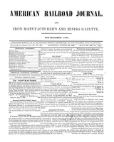American Railroad Journal August 26, 1848