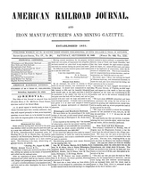 American Railroad Journal September 16, 1848